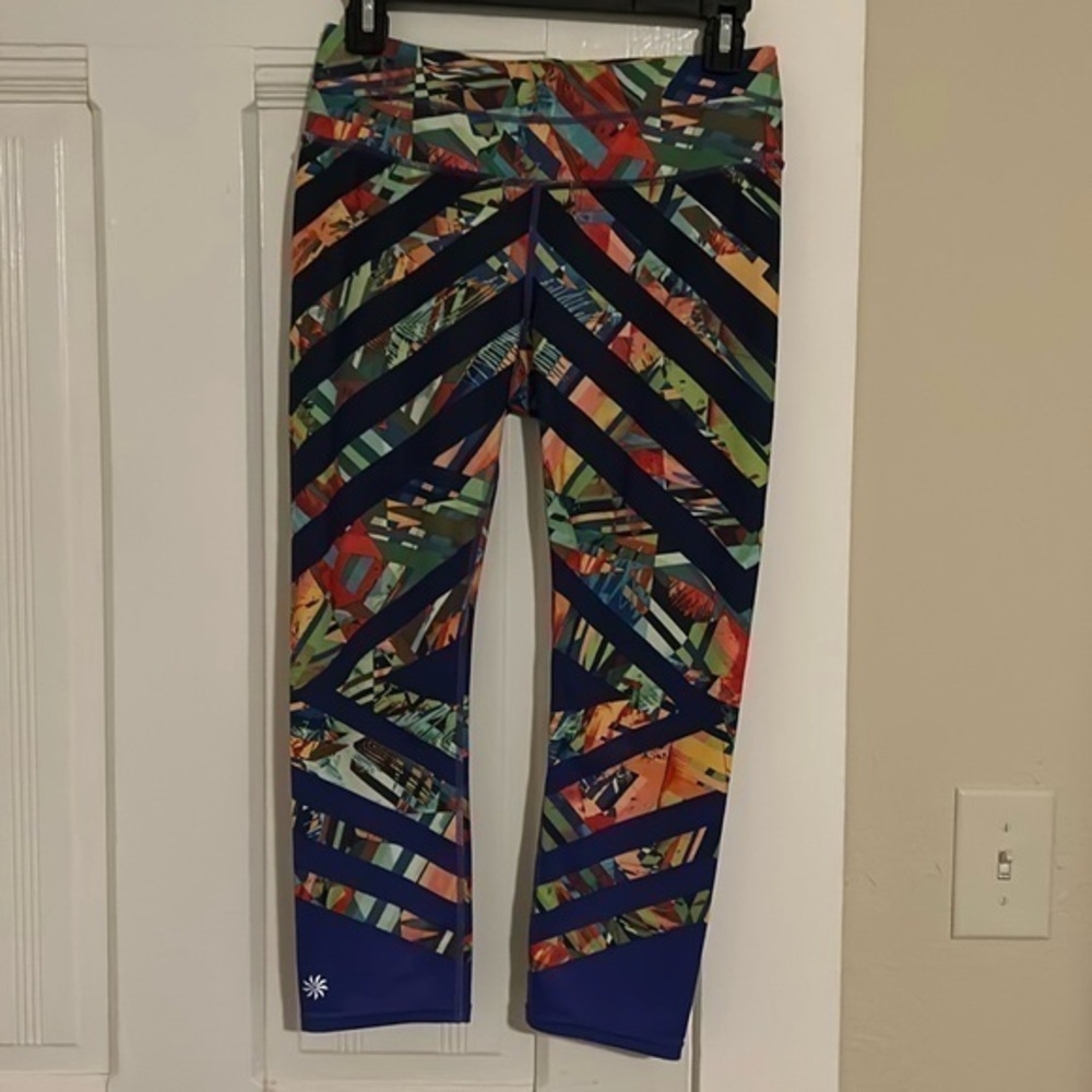 Athleta Kaleidoscope capri tights